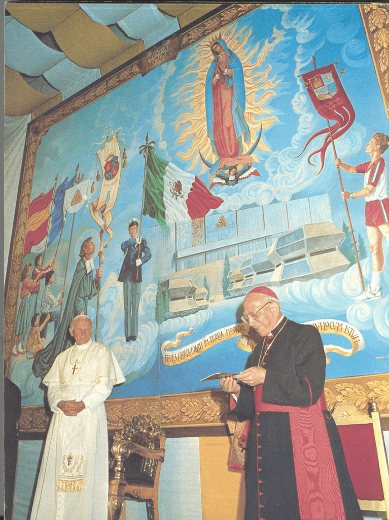 1990 - Papa Juan Pablo II en el CCC. Encuentro con comunidades de religiosos en México.