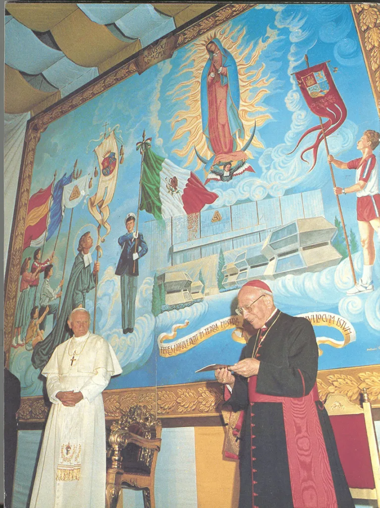 1990 - Papa Juan Pablo II en el CCC. Encuentro con comunidades de religiosos en México.